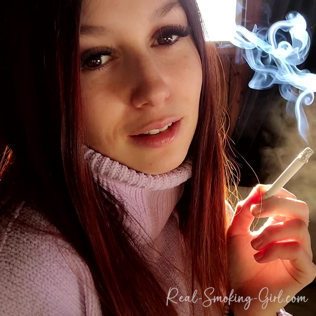 Nose Exhales Side Exhales Lovely Light Real Smoking Girl Com Official Site Of Real Smoking